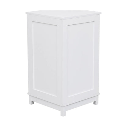 Bathroom Cabinet Triangle Corner Storage Cabinet with Shelf Modern Style - 17.5 L x 17.5 W x 31.4 H