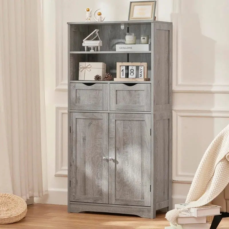 Tall Storage Cabinet - 11.8D x 23.6W x 49.6H