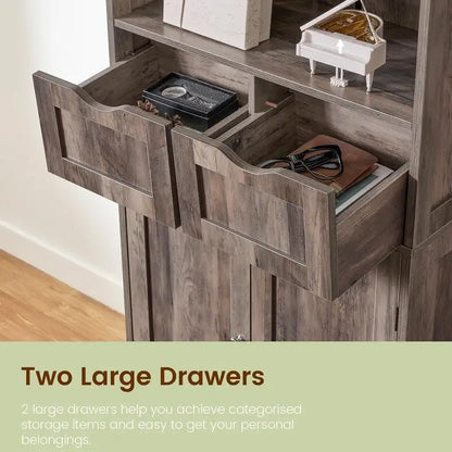 Tall Storage Cabinet - 11.8D x 23.6W x 49.6H