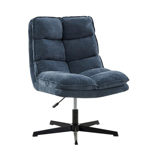 Joaquin Modern Armless 0ffice Chair Tufted 360Swivel With Upholstered by HULALA HOME