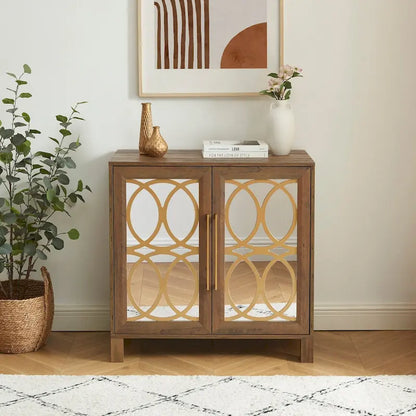 Wood Accent Cabinet 31.1 H X 32.3 W