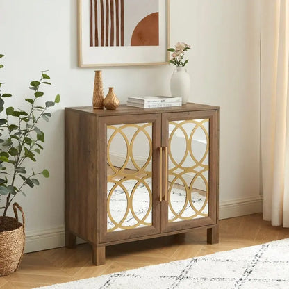 Wood Accent Cabinet 31.1 H X 32.3 W