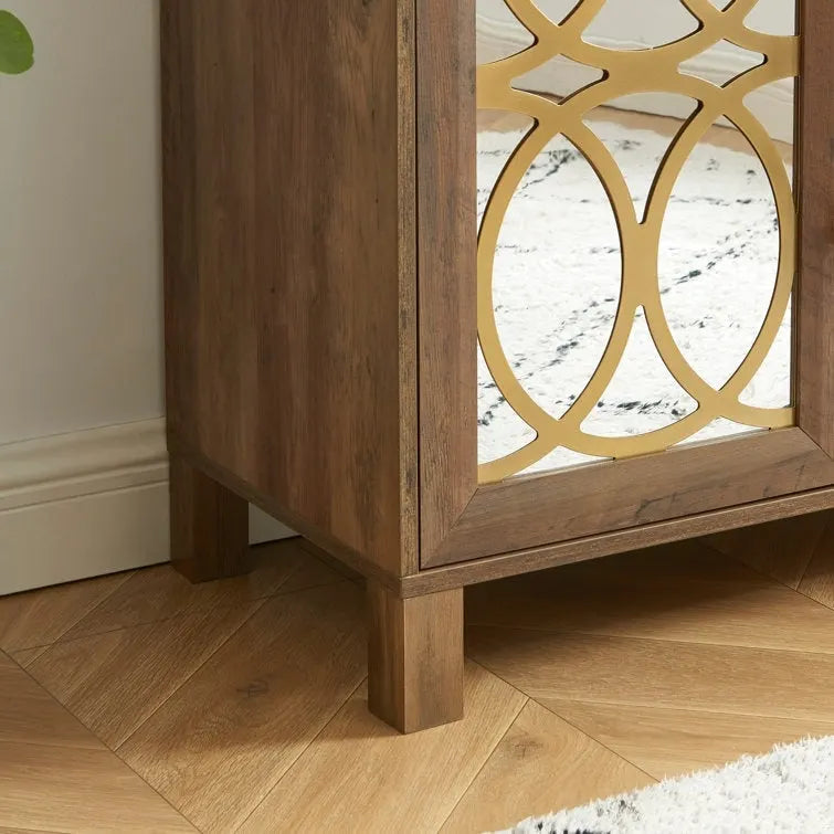 Wood Accent Cabinet 31.1 H X 32.3 W