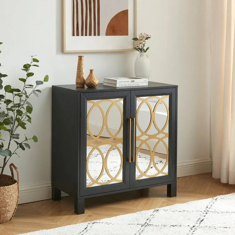Wood Accent Cabinet 31.1 H X 32.3 W