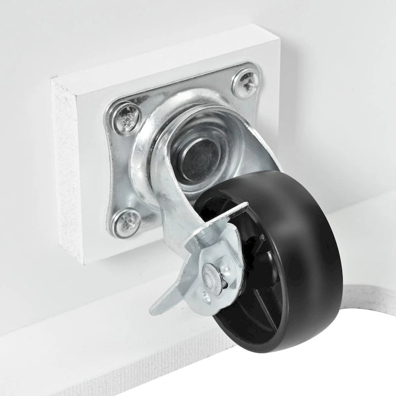 55.7Kitchen Island,2 Drop Leaf,Rolling Kitchen Cart on 5 Wheels,Power Outlet,Folding Dining Table,Spice & Towel Rack,3 Drawers