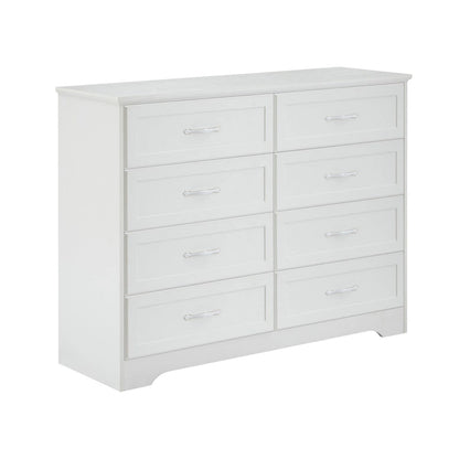 3 Drawer Bedroom Chest of Drawers with 8 Drawers Dresser,Clothes Organizer -Metal Pulls,47.6L x 15.7W x 36.7H