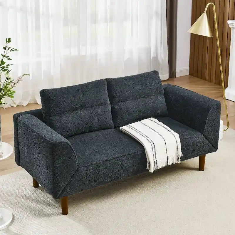 Convertible Futon Loveseat Sleeper Sofa