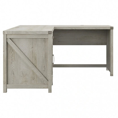 Knoxville 60W L Shaped Desk with Storage Cabinet by Bush Furniture