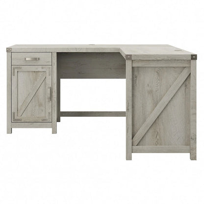 Knoxville 60W L Shaped Desk with Storage Cabinet by Bush Furniture