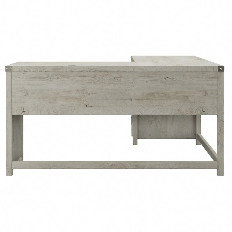 Knoxville 60W L Shaped Desk with Storage Cabinet by Bush Furniture