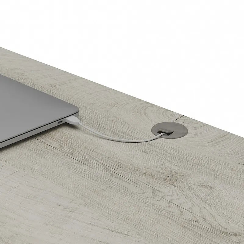 Knoxville 60W L Shaped Desk with Storage Cabinet by Bush Furniture