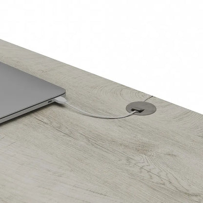 Knoxville 60W L Shaped Desk with Storage Cabinet by Bush Furniture