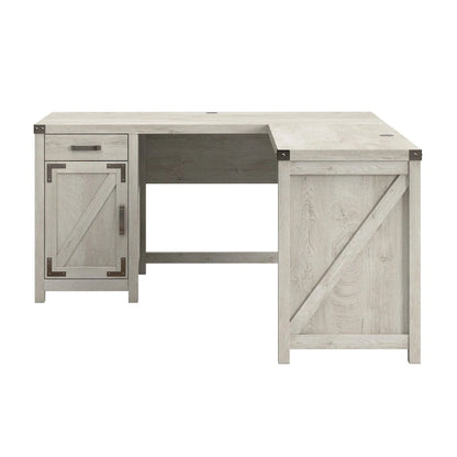 Knoxville 60W L Shaped Desk with Storage Cabinet by Bush Furniture