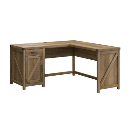 Knoxville 60W L Shaped Desk with Storage Cabinet by Bush Furniture