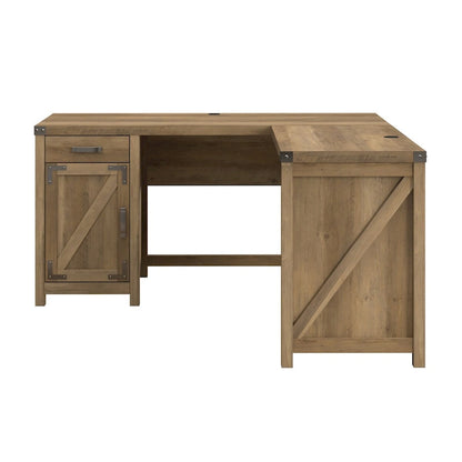 Knoxville 60W L Shaped Desk with Storage Cabinet by Bush Furniture