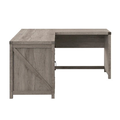 Knoxville 60W L Shaped Desk with Storage Cabinet by Bush Furniture